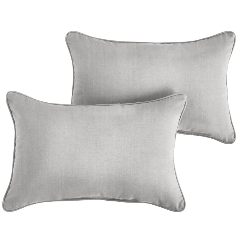 WW Sunbrella® Outdoor Reversible Throw Pillow, 12" x 18"