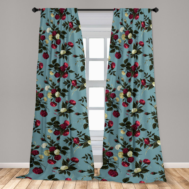 Semi Sheer Curtain Pair, 28" W x 84" L