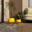 Keneen 2 Piece Metal Indoor Outdoor Planter with Removable Stand Set-757400060