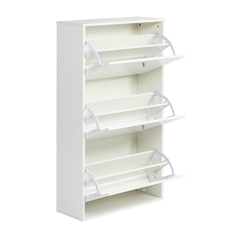 Jordi 12 Pair Shoe Storage Cabinet