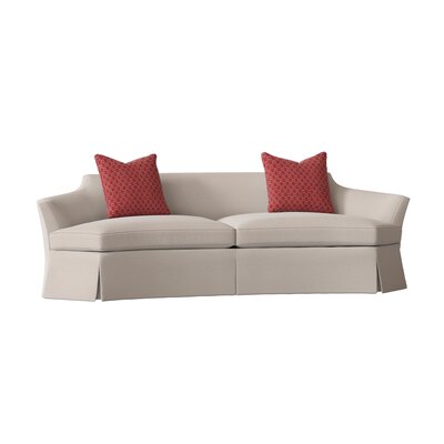 Cee Zee 91"" Flared Arm Curved Sofa -  Ambella Home Collection, 1201-02_1048-92_6171-84