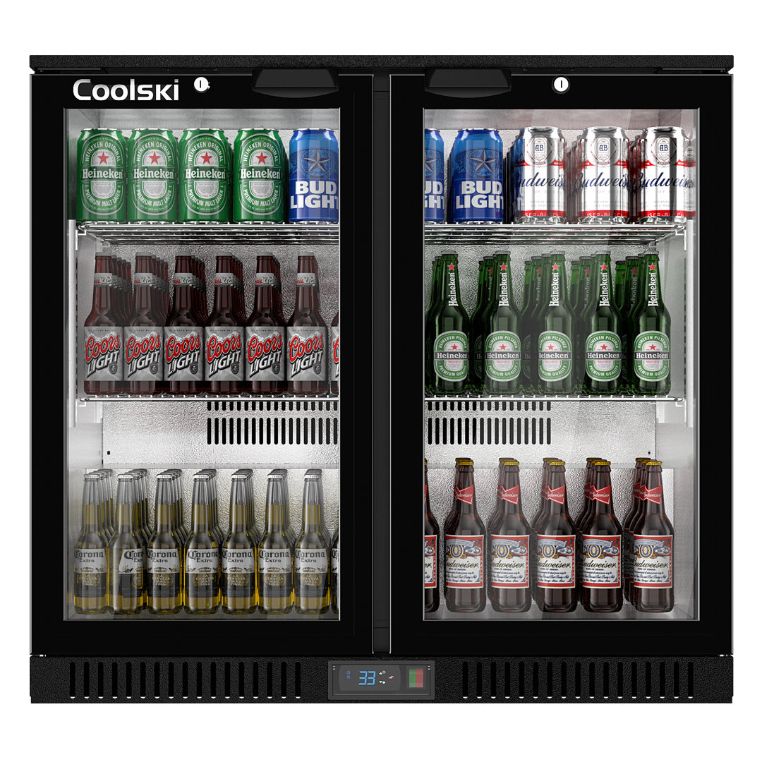 Coolski 36'' W 192 Cans (12 oz.) 7.4 Cubic Feet Outdoor Rated Beverage Cooler Coolski