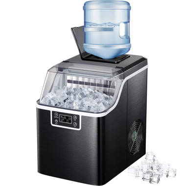 VIVOHOME 27lbs/Day Electric Portable Ice Cube Maker with Hand Scoop and  Self Cleaning Function in Sliver X0036UW1UJ - The Home Depot