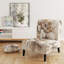 Fauteuil de chambre simple rembourré Farmhouse