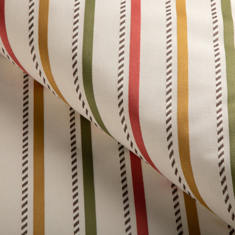Buxton Stripe, Red/Gold