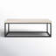 Brayton 52" Rectangular Coffee Table White Wash