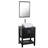 24'' Single Bathroom Vanity with Ceramic Top with Mirror-52443438
