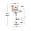 Ensemble de 2 tabourets de bar pivotants à hauteur de comptoir réglable avec repose-pieds pour cuisine, salle à manger 2PC / ENSEMBLE-1097698483