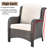 Cracraft Wicker 9 - Person Patio Conversation Set with Cushions-286780816