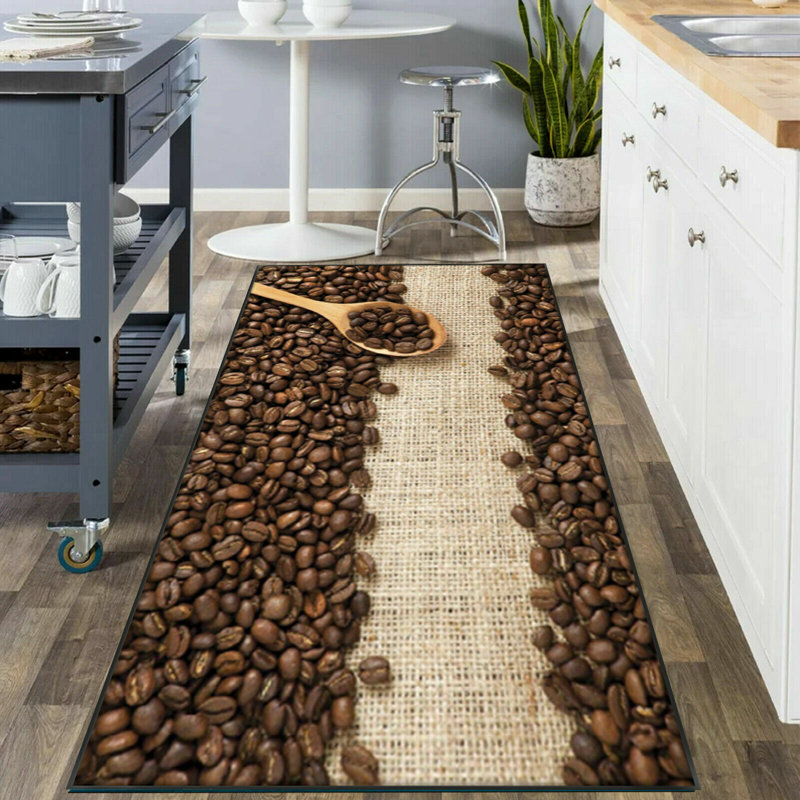 Runner Hendrelino No Pattern And Not Solid Colour Area Rug, Runner 50 x 150cm