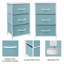 Commode 3 tiroirs - Aqua-1438687014