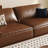 Brownness Genuine Leather Modular Modern sofa