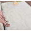 Tapis blanc en imitation peau de mouton à poil long fabriqué à la main Mamduh-561437820