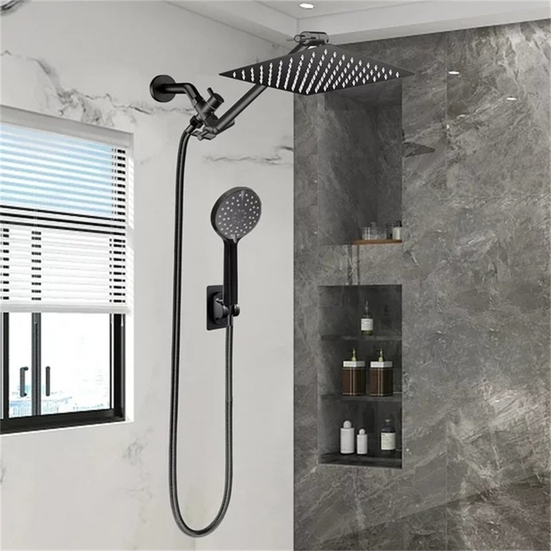 Pomme de douche à pluie avec douchette combinée