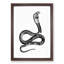 Viper Snake Illustration - Picture Frame Graphic Art Print-55760562-55760564