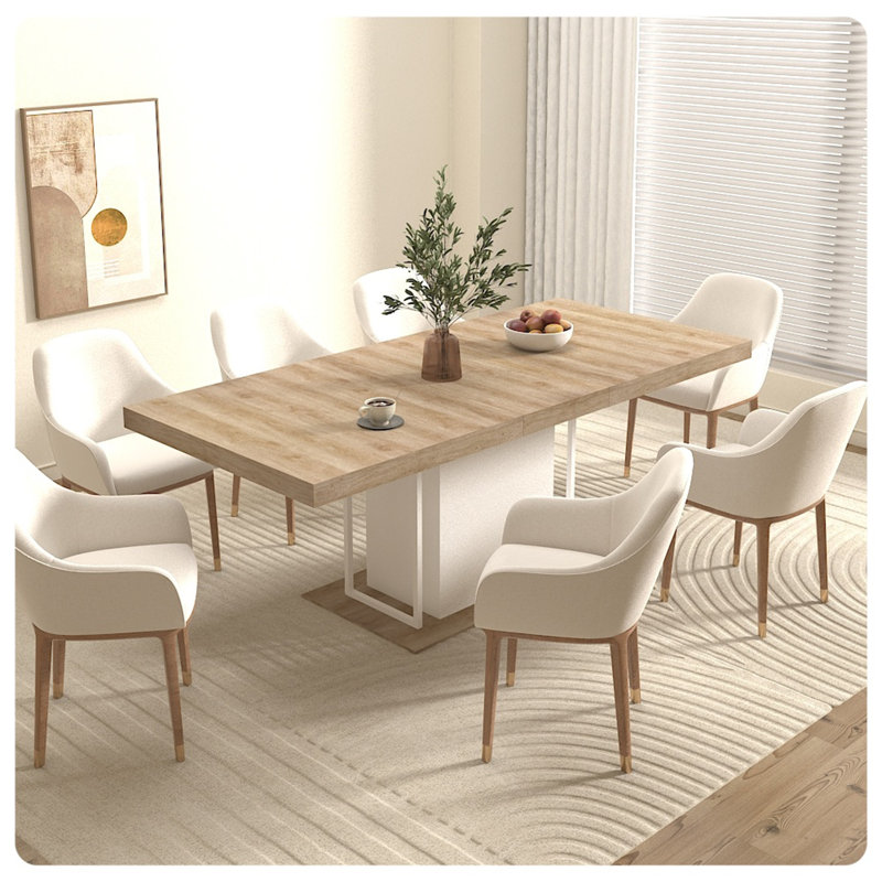 Latitude Run® Rectangle Extendable Dining Table | Wayfair