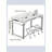 Outdoor Portable Folding Table Large(Only Including Table)
