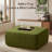 37.01'' Wide Fluffy Ottoman, Plush Accent Pouf, For Modern Interior Design-1696837626