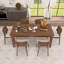Grande table de salle à manger extensible pour la cuisine et la salle à manger-258485168