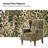 Antonae Animal Print Armchair with Nailhead Trim-101511862