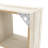 Mini Offset 4-Cube Desktop or Wall Mount Organizer with 2 Collapsible Bins-88280412