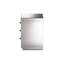 Table de chevet 3 tiroirs en argent