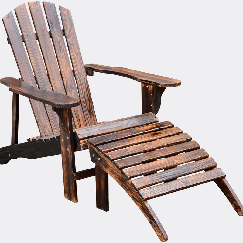 Chaise Adirondack pliante en bois Sharnequa