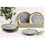 Teller GENESIS 27cm - 6er-Set - Erde
