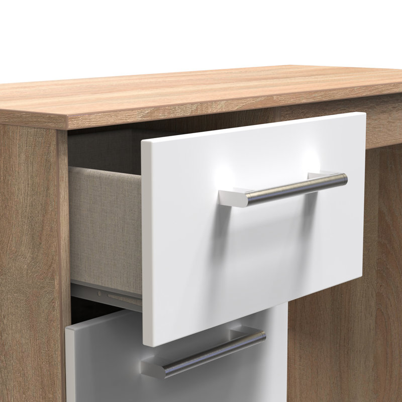 Devon Vanity, White/Oak