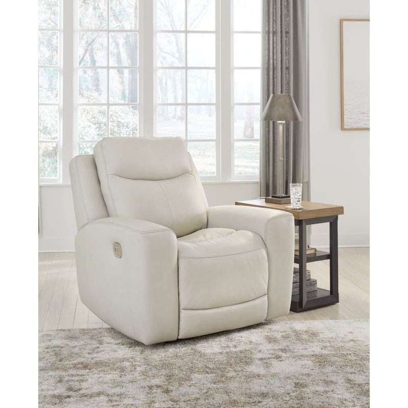 Fauteuil inclinable électrique Eufracia, Cuir coco assorti