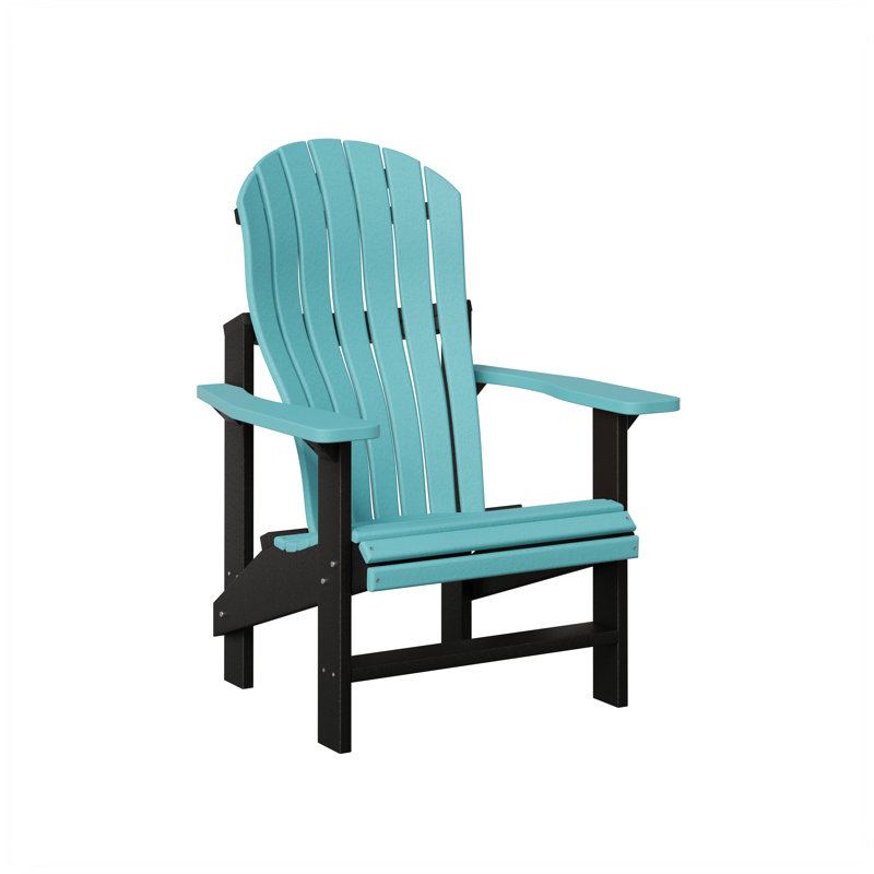 Chaise Adirondack droite Berlin Gardens, Aruba Blue with Black