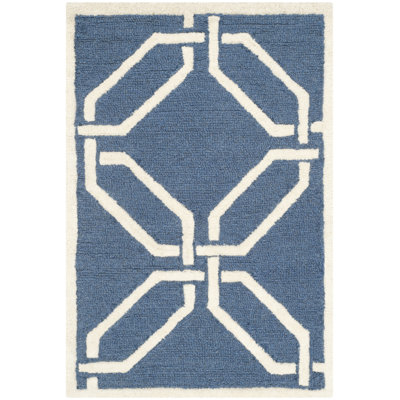 Deedgra Hand Tufted Wool Geometric Rug