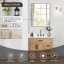 Ensemble de meuble-lavabo simple 36 po avec miroir Gavino-7614864-7614879