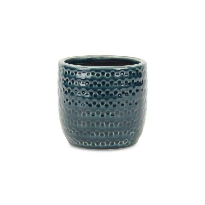 Erinn Handmade Pot Planter, 4.25" H x 4.25" W x 4.25" D