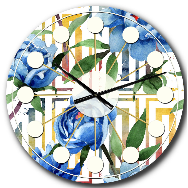 Horloge murale rétro Mid-Century, Grand