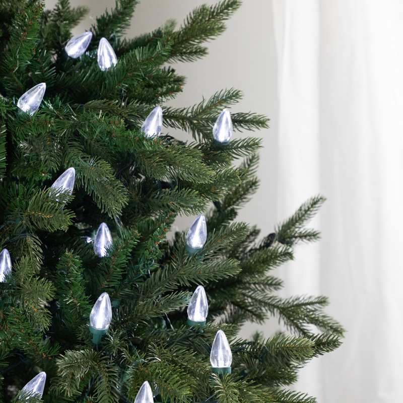 LED C7 Christmas 25 Light String Lighting, Pure white