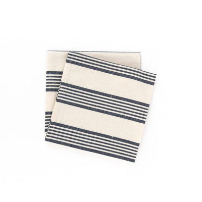Serviette 100% coton rayée