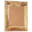 Charbonneau Wood Flat Wall Mirror