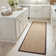 Debroh Natural Fiber Seagrass Solid Color Rug