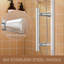  Porte de douche pivotante semi-sans cadre H 44 po x l 71 po avec verre trempé anti-déflagrant de 1/4 po (6 mm) Wynnt, quincaillerie en acier inoxydable, cadre en aluminium chromé-126517375