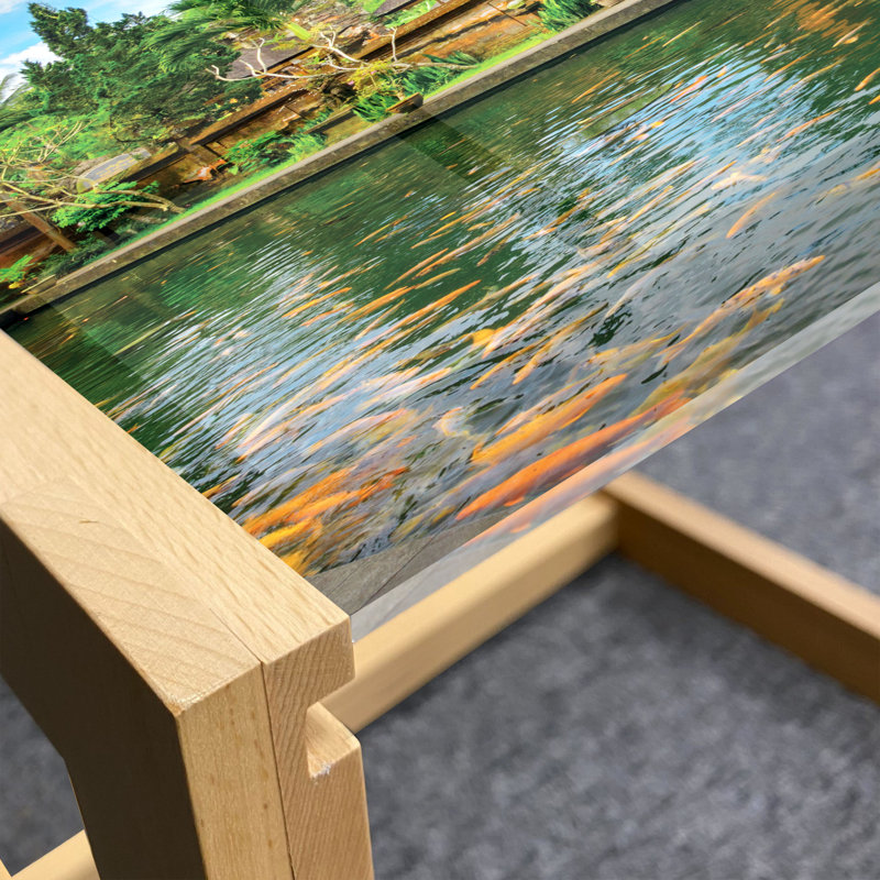 Jamario Trestle Coffee Table, 40cm H x 91cm W x 62cm D
