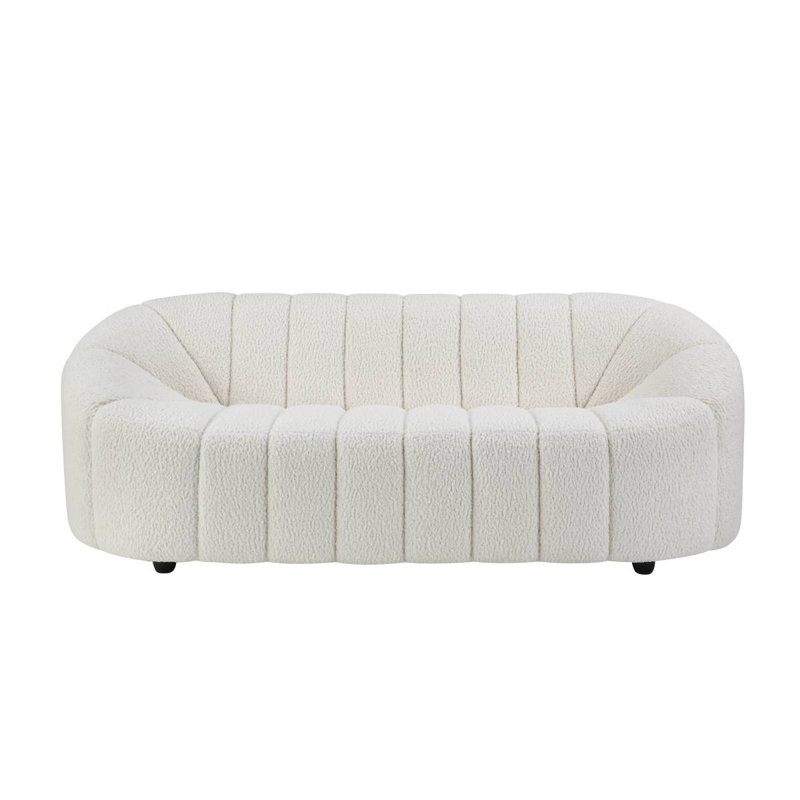 Canapé en sherpa blanc Osmash
