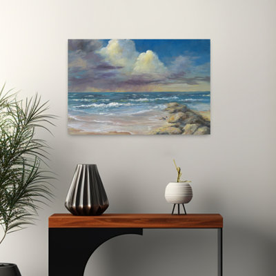 Tempête lointaine, art côtier contemporain