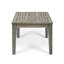 Table d'appoint en bois d'acacia Hampton pour l'extérieur (table incluse seulement)