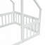 House-Shaped Floor Bed with Fence, Guardrails-398527331-398527330
