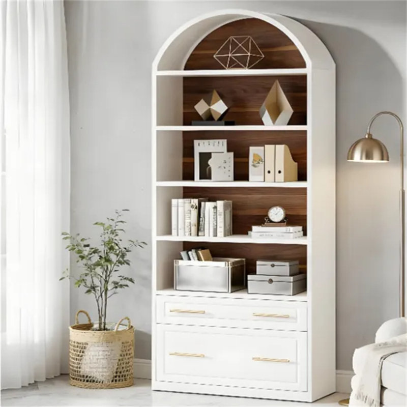 Armoire de rangement à tablettes arquées Elegant