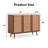 Wood Storage Accent Buffet Sideboard