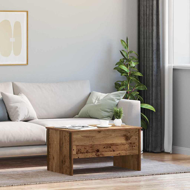 Coffee Table with Storage, Old Wood