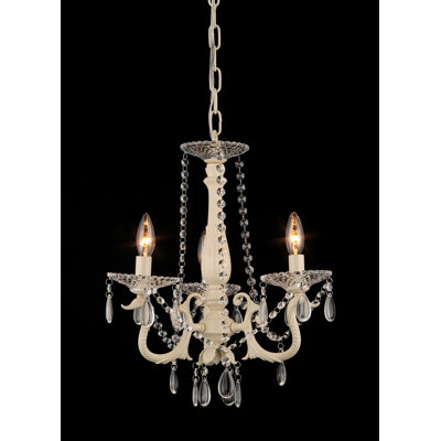 Lustre 3 lumières façon bougie Ritter