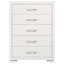Commode de chambre 5 tiroirs Polk